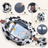 Diaper Bag Tote with Pacifier Case, Large Hospital Tote Bag for Women with Shoulder Straps, Cow Print