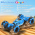 RC Car Gesture Sensing Stunt Car - 2.4GHz 4WD Off-Road Toy for Boys and Girls Ages 6-12 with Lights and Music