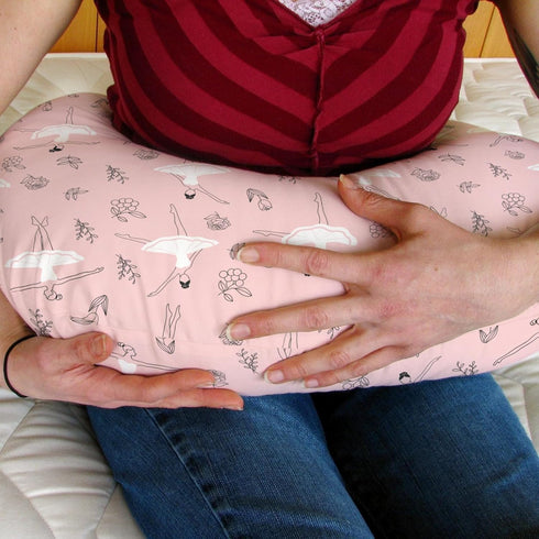 Pink Dancer Ballet Girls Baby Nursing Pillow Covers Ballets Dancing Sport Nursery Feeding Pillowcase for Breastfeeding