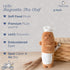 9-Inch MON AMI Baguette The Chef Plush Toy | Soft Bread Stuffed Doll with Hat & Apron | Adorable Plush Food Toy