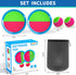 Bennol Toss and Catch Ball Game, Outdoor Toys for Kids with 2 Paddles, 2 Balls, Storage Bag for Outside Games