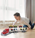 Mozlly Friction Powered ATV or Monster Truck Hauler Playset, Toy Car Carrier Truck, Perfect for Pretend Play