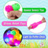 FLYSNK 12 Pack Easter Eggs Filled with LED Chick Puffer Balls, Easter Basket Stuffers with Light Up Fidget Stress Toys