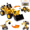4-in-1 DIY Construction STEM Toy, 603-Piece Excavator Building & Robotics Kit for Boys & Girls 8-12