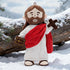 13.4" Yelakey Jesus Plush Doll with Jointed Skeleton Jesus Plushie Poseable Jesus with Removable Accessories Easter