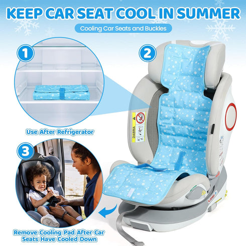 Summer Orzbow Car Seat Cooling Pad with Insulated Bag, Carseat Cooler Pad for Babies Toddler Kids Infant, Portable Baby
