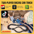 Atlasonix Slot Car Race Tracks Sets, Electric Race Car Track, Dual Electric Race Track for Girls & Boys Age 5+