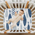 Set, Fitted Crib Sheets for Boys Girls, Soft Breathable Comfortable Ornamental Fish Pattern Baby Sheet Crib Sheets Fits
