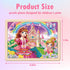OGYZW 4-6, 4 Packs 24 3 4 5 6 Puzzles for Kids Ages Pcs Unicorn Princess Mermaid Wooden Jigsaw Puzzles, Preschool