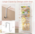 4 Criusia Stuffed Animal Storage, Over The Door Organizer with Mesh Pockets, Toy Organizers and Storage for Nursery
