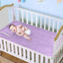 SyXIOP 28" 52" Purple Cooling Baby Waterproof Crib Mattress Protector x Ultra Soft Bed Pads Disposable for Baby&Toddler