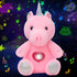 Cuteoy Plush Pink Unicorn Star Projector Musical Adjustable Singing Night Light Stuffed