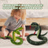 52'' Snake Plush Toy, Washable Simulated Cuddle Toy, Cute Children's Gift for Boys and Girls, Two-Headed Finger Puppet,