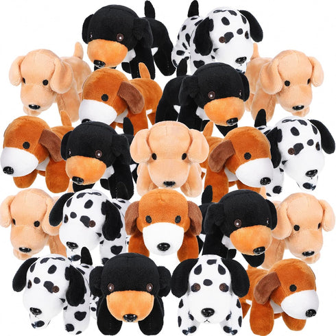 Sosation 20 Pcs Mini Plush Stuffed Puppy: Soft Plush Dog Party Favor Gift Toy for Kids and Goodie Bags