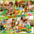 3+ Coodoo Dinosaur Toys Magnetic Tiles - Magnet Building Blocks for Toddler Kids Toys STEM Sensory Outdoor Toy for Year
