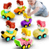 iPlay, iLearn Press to Go Car Toys for Toddlers 1-3, Baby Fruit