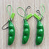 Acerich 6 Pack Edamame Keychain Fidget Toys - Squeeze-a-Bean Puchi Puti Mugen Keyring Gift