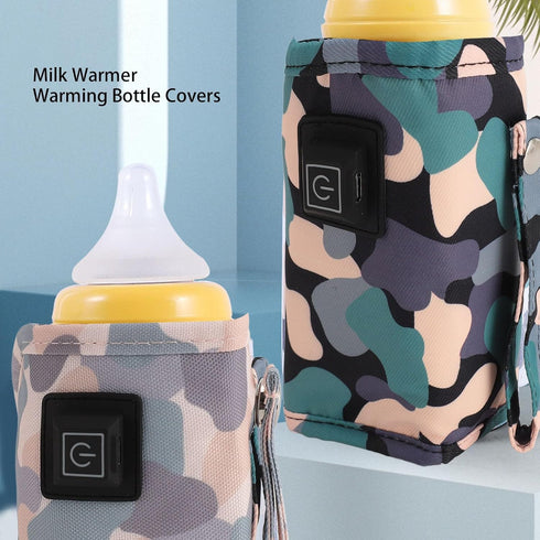 Portable Baby Bottle Warmer, USB Rechargeable Milk Warmer Bag for Baby Formula, Breastmilk, Universal Constant