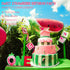 Watermelon One Letter Sign Wooden Centerpieces for First Birthday Party Decor, Summer Fruit Photo Props