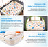 Feisaibaoly Pack (38 "x26 "x1.5"),Skin Development,Pack and Play Mattress Friendly Fabric, Soft, Breathable and Quiet