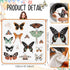 47 47 Inch Summer SmoothNovelty Butterfly Muslin Blanket x Warm Soft Cotton Muslin Swaddle Blanket, Boho Nursery
