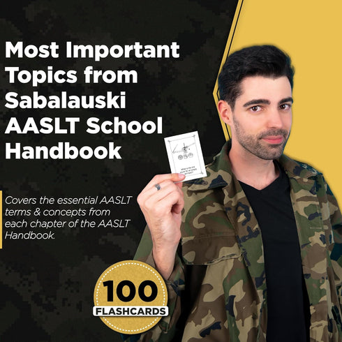 Army Flashcards - Air Assault School Study Flashcards, 100 Important Topics from AASLT School Handbook