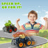 Oriate Dinosaur Monster Truck Toys for Kids 3-5, Dino Stunt Race Push and Go Car for Outdoor Fun