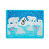 Munchkin WildLove Reversible Silicone Placemat for Kids, 1pk, Polar Bear