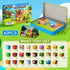 Zerxpho 60PCS Set, 3+ Mini Magnetic Building Cubes Adventure-themed Magnetic Blocks, Portable Magnetic Travel Blocks