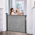 Retractable Baby Gate for Doorways & Stairs - 35" Tall, Extends up to 55" Wide, Child & Pet Friendly, Black