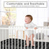 Sweet Jojo Designs Fitted Baby Crib Sheets (Black and White Boho Mudcloth) for Boys or Girls, Infant Nursery, Toddler