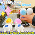 Kawaite 2 Pack Astronauts Squishy Stress Ball Squeeze Fidget Toys for Kids and Adults - Gold and Pink Astronauts