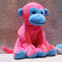 Unique Ape Monkey Stuffed Animals Plush Toys, Soft Cute Monkey Toy for Toddlers, 7.9" Pink