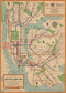 1954 Map of New York City Subway - 1000 Piece Jigsaw Puzzle for Adults, NY Underground