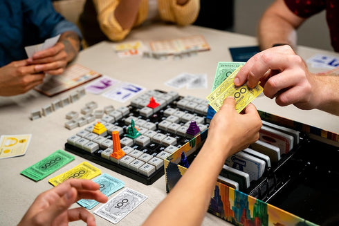 Acquire Strategy Board Game by Renegade Game Studios for 2-6 Players, Ages 12+, with 2 Play Modes