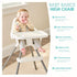 5-Point Regalo Baby Basics High Chair for Babies and Toddlers, Baby High Chair with Removable Oversized Tray & Cup