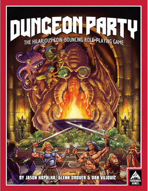 Forbidden Games: Dungeon Party - Premium Edition Coin Bouncing Role-Playing Card Game, Ages 10+, 1-6 Players