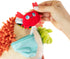 0-6 Miniland Baby Teether, Plush Baby Rattle, Toddler Toy for Teething, Sensory Development and Textured Fun, Fully