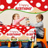 Dydamud 3PCS Mushroom Birthday Party Decorations, Mushroom Tablecloth Plastic Table Cloth for Mushroom Party