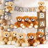 MorisMos 10 Packs Bulk Teddy Bears - Soft Small Plush for Baby Shower Centerpieces