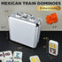 Set 12 Sets Sets 91 Queensell Mexican Train Dominoes with Numbers, Double Dominoes for Adults, Mexican Domino Train