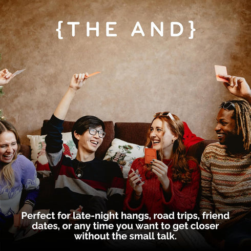 {THE AND} Friends Edition - Conversation Starters to Make Friends Your Best Friends - Fun Getting to Know You Card Game