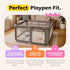 50" 50" Miotetto Baby Mat for Floor, x Playpen Mat, Thick Soft Foam Padding Baby Play Mat, Portable Quilted playmat