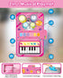 1 12-18 1-2 DQMOON Toys for Year Old Girl Gifts, Baby Musical Mat with Piano & Drum, Adjustable Volume, Months Toddler