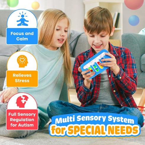 Squishy Sensory Fidget Toys for Kids: Quiet Fidgets for Toddlers Children Autism Calming, Stress for Classroom Office