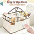 Resovo Baby Diaper Caddy Organizer with Handle, Baby Shower Gifts Basket, Nursery Storage Organizer for Newborn