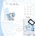 Amity Baby 2 Monthly Milestone Blanket for Boy Premium Extra Soft Fleece for Baby Shower Newborn Month Nursery Decor