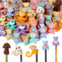 80 Pieces Cute Animal Pencil Erasers, Dog, Bear, Monkey, Squirrel, Mini Novelty Erasers for Party Favors, Classroom