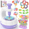GirlsHome 300+PCS Fabric Flower Bouquets Toys, DIY Flower Making Kit for Kids,