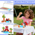 Set, 35PCS 3-5 4-8, SYSKENI Mini Magnetic Blocks Travel Magnetic Blocks Travel Toys for Kids Ages Portable Magnet Cubes
